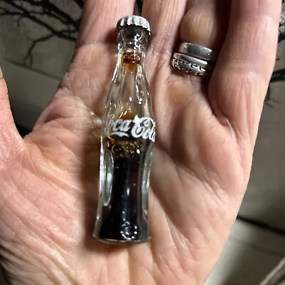 Vintage Minature Glass Coca Cola Bottle  • £20