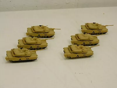 1/100 Scale (15mm) Die-cast Abrams M1A1 Tanks (by  Playing Mantis  Of China) • $30