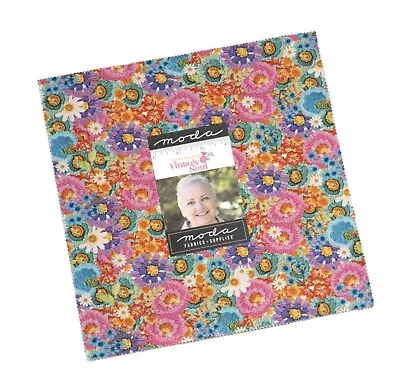 Vintage Soul Moda Layer Cake 42 100% Cotton 10  Precut Quilt Squares • $50