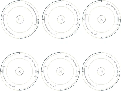 £8.53 • Buy 6 Pcs Objective Point Markers Compatible With Wargame, Warhammer 40k Bullseye