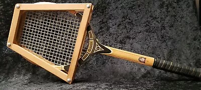 Tad Davis Supreme Professional Wooden Tennis Racket W Clamp Vintage Collectible • $29.33