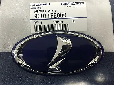 2002-11 Subaru Impreza & WRX Blue  I  Front Grille Emblem Badge Sport Genuine  • $34.99