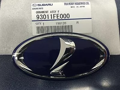 2002-2011 Subaru Impreza & WRX Blue  I  Front Grille Emblem Badge Sport Genuine  • $27.99