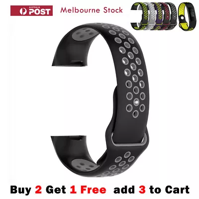 Fitbit Charge 4 Band Charge 3 /SE Sports Silicone Dual Color Replacement Straps • $7.50