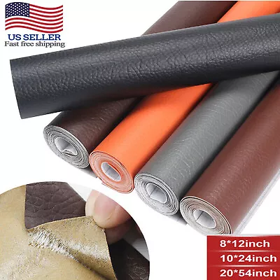 Self Adhesive Vinyl Faux Leather Fabric Repair Patch Kit For Car Seat Sofas • $22.55