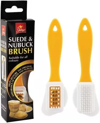£4.99 • Buy Suede Nubuck Brush Restore Ugg Cleaner Reviever Rubber Stains Brass Hair Punch