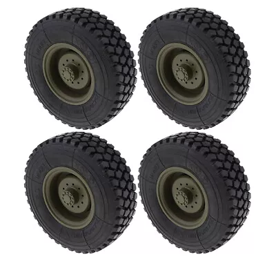 Tire & Wheels (4) For HG-P801 8X8 RC Military Truck • $29.99