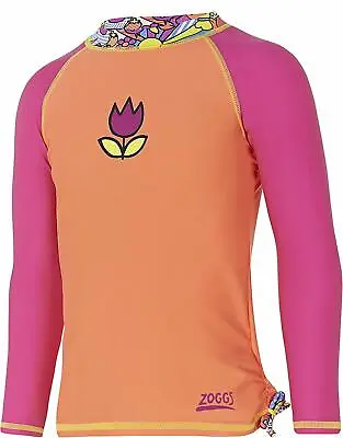 £5.59 • Buy Zoggs Girls Playtime Long Sleeve Sun Top. Orange. UPF 50+ Protection. Age 1 Year