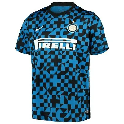 $99.99 • Buy Nike 2019 -2020 Inter Milan Prematch Training Jersey - Royal/Black