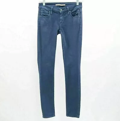 Vince Skinny Jeans Womens W24 L30 Vintage Boy Blue Denim Deep Sea Wash • $29.90