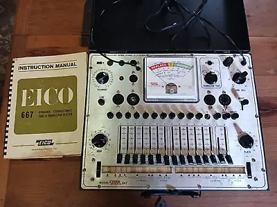 $249 • Buy Eico 667  Dynamic Conductance Tube  And Transistor Tester - WORKING