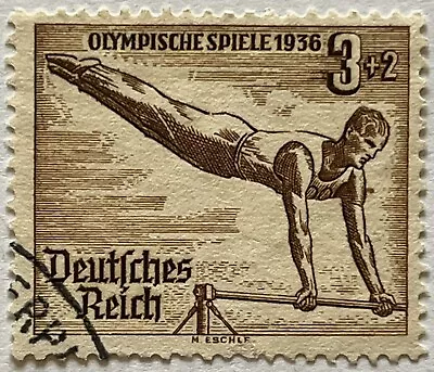 German Stamp Third Reich 1936 - Summer Olympic Games Berlin • $1.22