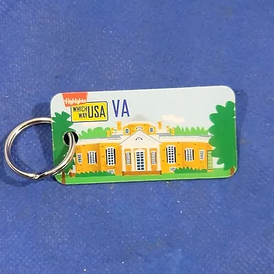Virginia Collectable Keychain Keyring Plastic • $2.31