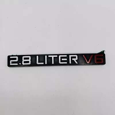 Chevy OEM 1982-1990 Blazer S10 2.8 Liter V6 Emblem Badge Logo Nameplate Name • $19.99