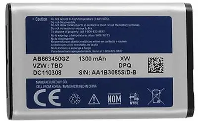 NEW OEM Original Samsung Battery AB663450GZ Convoy SCH-U640 Convoy II 2 SCH-U660 • $9.50