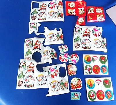 Vintage Dennison Lot Of Over 200 Christmas Seal Stamps Only Made In Usa • $14.99