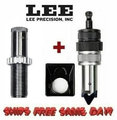 Lee Quick Trim Die W/ Deluxe Power Case Trimmer For 6.8 Rem SPC NEW! 90670+90397 • $45.62