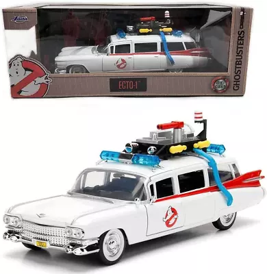Toys Ghostbusters - Ecto-1 1984 1:24 Scale Diecast Vehicle Diecast Model Cars W • $64.13