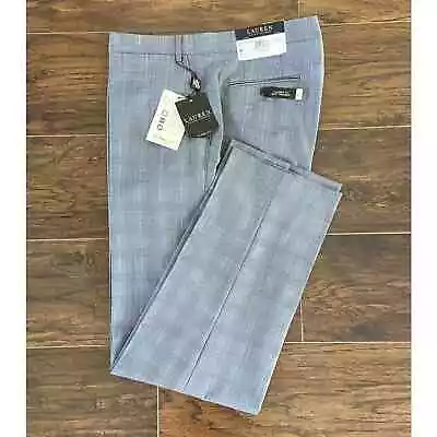 Lauren Ralph Lauren Men's 42x32 Classic Fit Suit Pants Trousers Blue Plaid NEW • $55