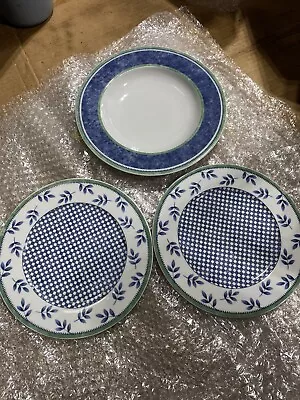 Villeroy & Boch “switch 3 One Soup Bowl And Two Salad Plates • $47