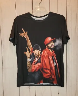 Wu-Tang Clan Method Man & Redman On Black Soft Short-Sleeve T-shirt Mens Size L • $34