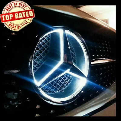 Car Front Grille LED Emblem Light For Mercedes Benz Illuminated Logo Star Badge • $29.99