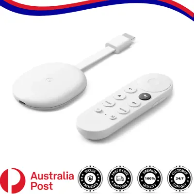 $120.30 • Buy Google Chromecast With Google TV (4K) GA01919-AU – Snow White (Snow)