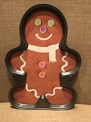 $12.95 • Buy Wilton Gingerbread Man Cookie Pan Non Stick NEW