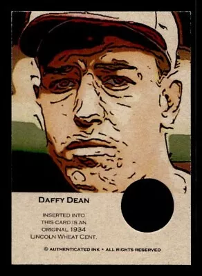 #TN0092 DAFFY DEAN 1934 Penny Collector Baseball Coin Card • $7.99