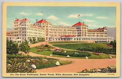 Vintage Postcard - The Mount Washington - Bretton Woods - White Mountains NH • $3.50