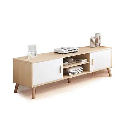 $96.69 • Buy Foret TV Cabinet Stand Entertainment Unit Storage Open Shelf Home 120cm Wooden M