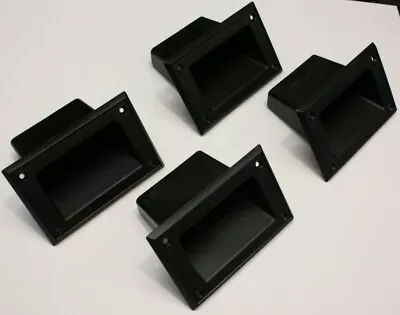 Set Of 4 Black Plastic Pocket Handles For Speaker Cabinets PA DJ • $13.99