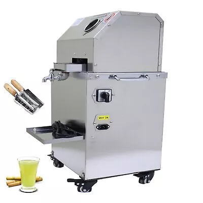 3Rolls Sugar Cane Juicer Press Machine Manual/Electric Juice Extractor 300kg/h • $639