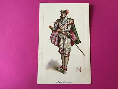 £8 • Buy Jerrold’s Pageant Series A Spanish Nobleman   Vintage Postcard R46682