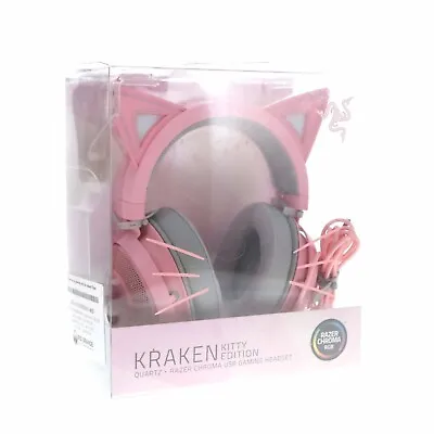 $160 • Buy Razer Kraken Kitty - Chroma USB Gaming Headset - Quartz -