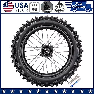 1.85x14 90/100-14 14  Rear Wheel Rim Tire For Pit Bike KX85 RM85 CR85 Taotao SSR • $119.99