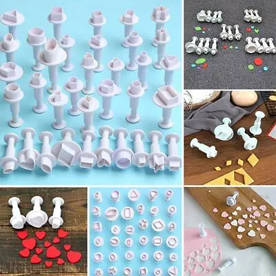 £1.63 • Buy 9 Types Sugarcraft Fondant Cutter Plastic Cake Molds DIY Fondant Cake Decorating