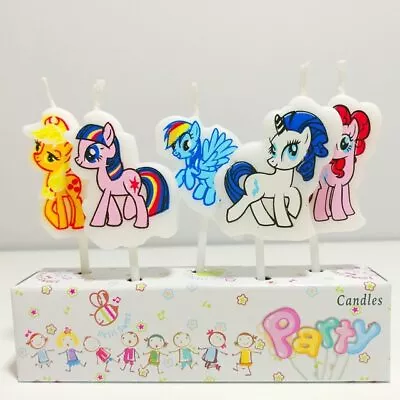 Birthday My Little Pony Cake Candles Topper Party Decorations • £4.49