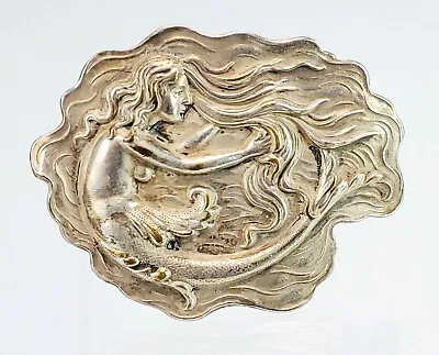 Antique Estate Jewelry Art Nouveau Nude Mermaid  Pin Brooch • $49.99