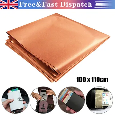 £10.78 • Buy EMF EMI RFID Wifi Shielding Copper Fabric Anti-Radiation Magnetic Microwave Bloc