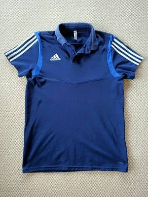 $19.99 • Buy ADIDAS Men's Polo Shirt Size Medium Blue Climalite Short Sleeve Sports Tee