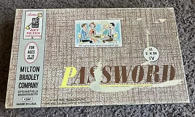 Vintage 1962 Password As Seen On TV #4260 By Milton Bradley - Made In USA • $12