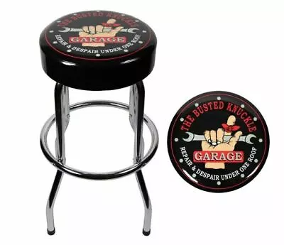 $103.77 • Buy Plasticolor 004753R01 Busted Knuckle Garage Padded Bar Stool New Free Shipping
