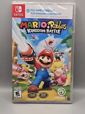 Nintendo Switch  Mario + Rabbids Kingdom Battle Brand New Sealed DOWNLOAD • $15.99