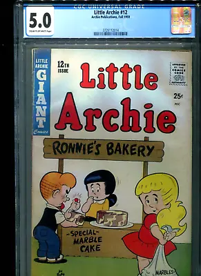 Little Archie #12 CGC 5.0 (1959) 2nd Highest Grade Only 1 Copy Higher @ 6.5 • $175