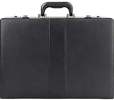PREMIUM Leather Attache Business Briefcase Men Handbag Hard Sided Case  • $75.51