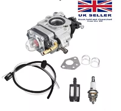 Efco Stark 42 Fuel Pipe Filter Full Service Kit & Carburetor • £24.47