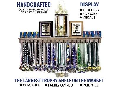 4' Premier Medal Hanger Display Rack Trophy Shelf And Medal Holder • $94.99