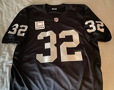 $89.99 • Buy Raiders Jack Tatum #32 Stitched Jersey Nfl-captain Patch! Size Mens 2xl-3xl!