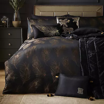 Laurence Llewelyn-Bowen - Dandy - Jacquard Woven Duvet Cover Set - Double Bed In • £38.49